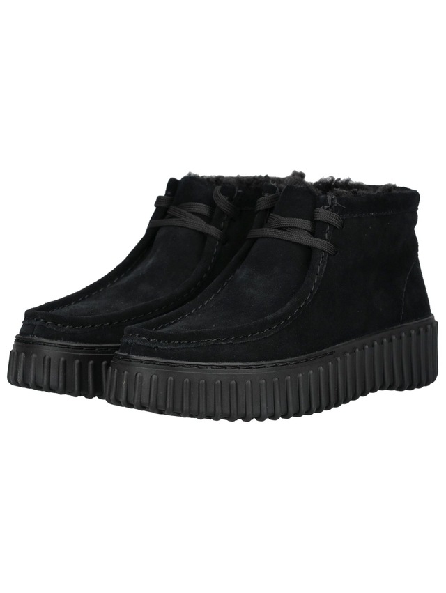 Clarks Schnürstiefelette »Clarks Stiefelette Veloursleder«