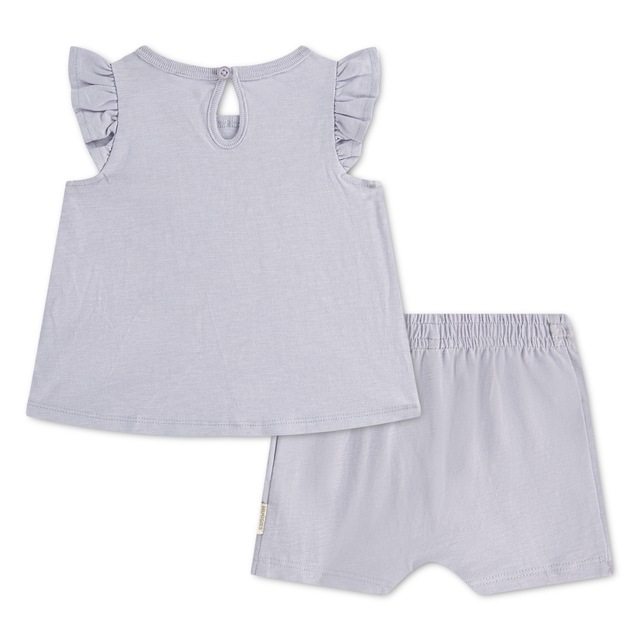 HUGGIES babywear Bluse & Shorts »HUGG 2PC SETS« Set, 2 mit Stickerei