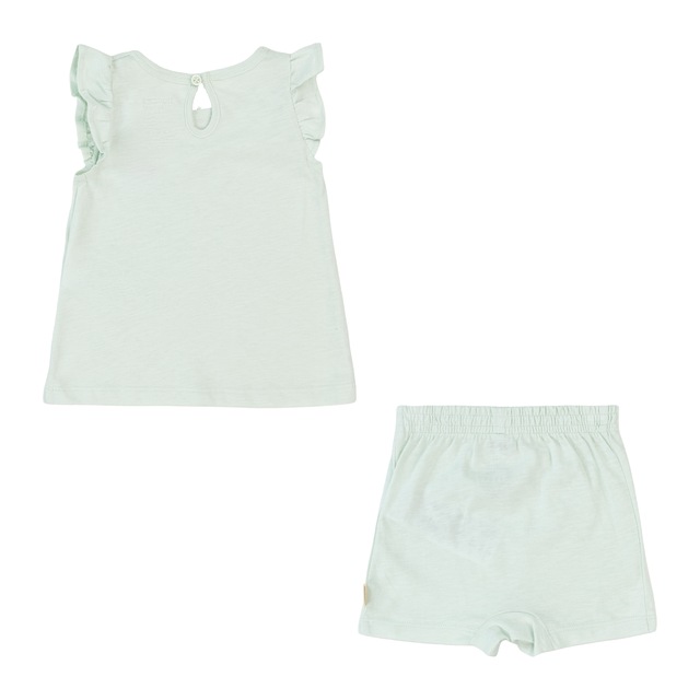 HUGGIES babywear Bluse & Shorts »HUGG 2PC SETS« Set, 2 mit Stickerei