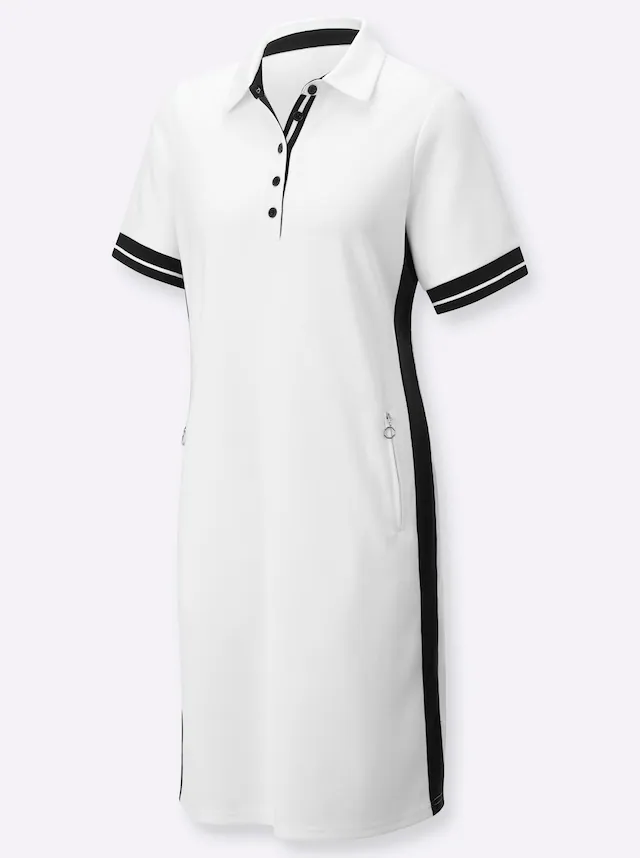 creation L Shirtkleid »Modal-Mix-Polokleid«