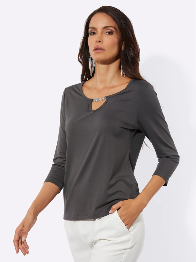 creation L Rundhalsshirt »Shirt« 1 tlg.