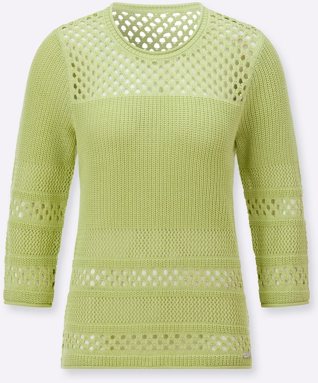 Casual Looks 3/4 Arm-Pullover »Ajour-Pullover«