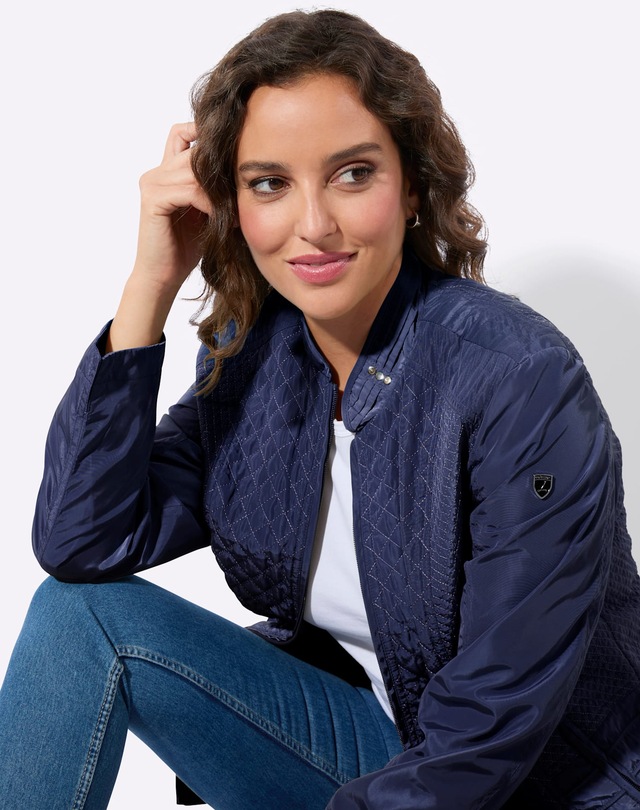 Casual Looks Steppjacke ohne Kapuze