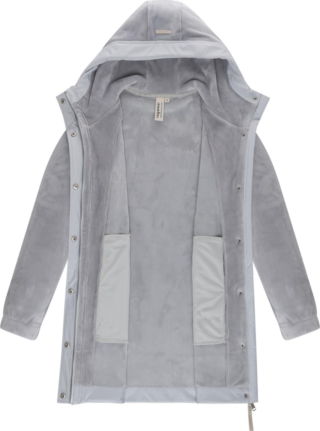 Ragwear Kurzmantel »Cousy Bonded YOUMODO« Weicher Damen Rippstrick-Mantel mit Kapuze