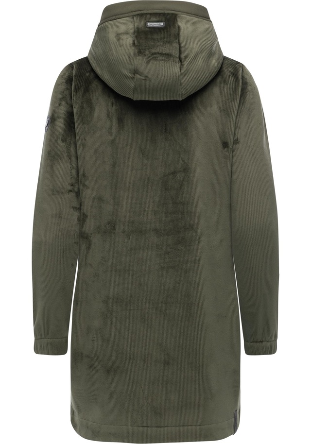 Ragwear Kurzmantel »Cousy Bonded YOUMODO« Weicher Damen Rippstrick-Mantel mit Kapuze