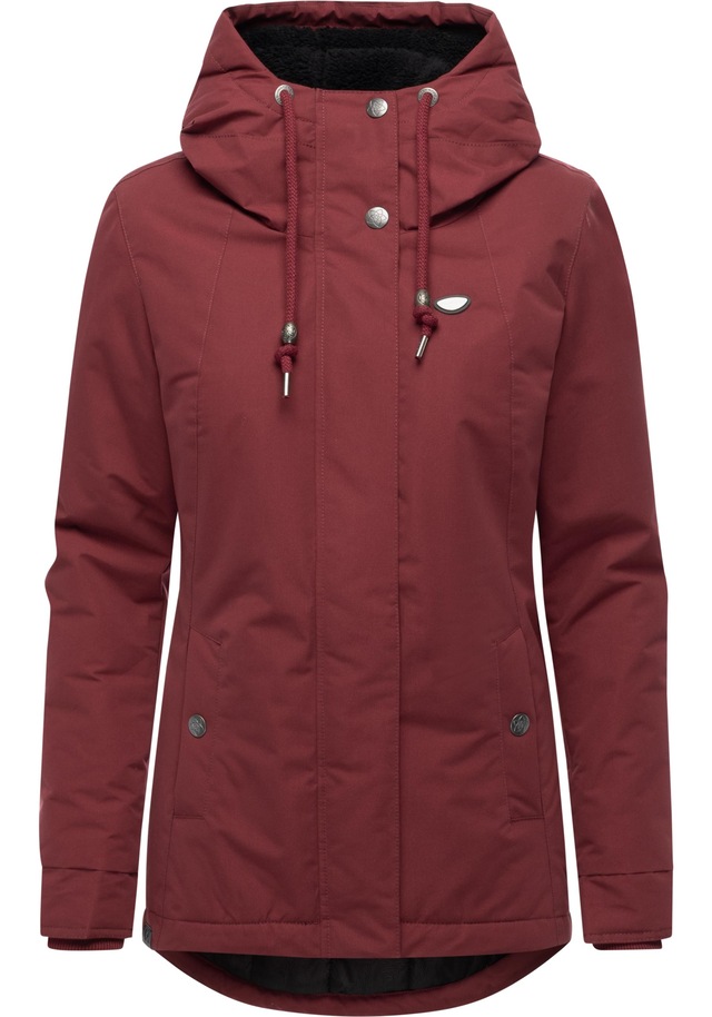 Ragwear Kurzmantel »Alvena YOUMODO« Wasserdichter Damen Mantel mit verstellbarer Kapuze