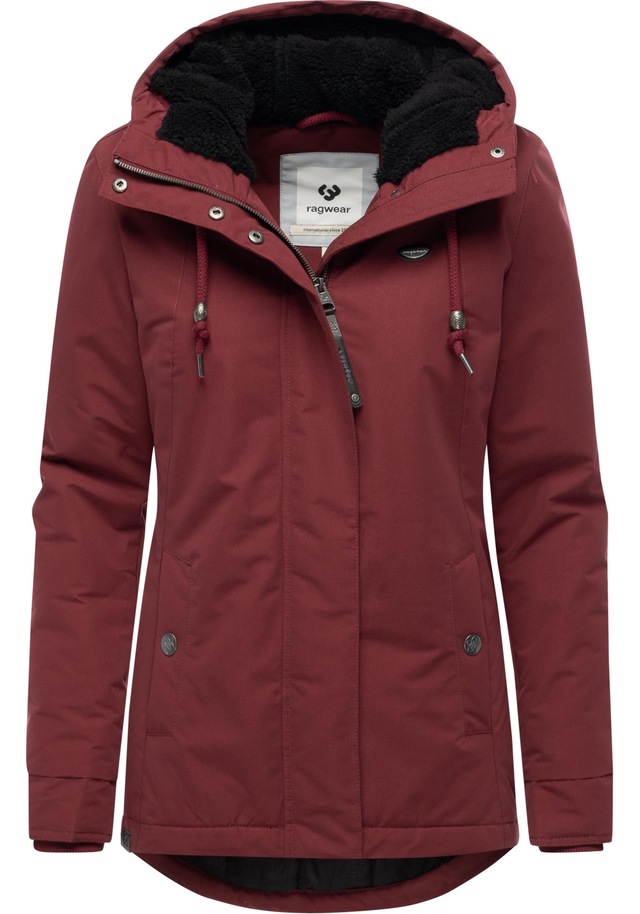 Ragwear Kurzmantel »Alvena YOUMODO« Wasserdichter Damen Mantel mit verstellbarer Kapuze