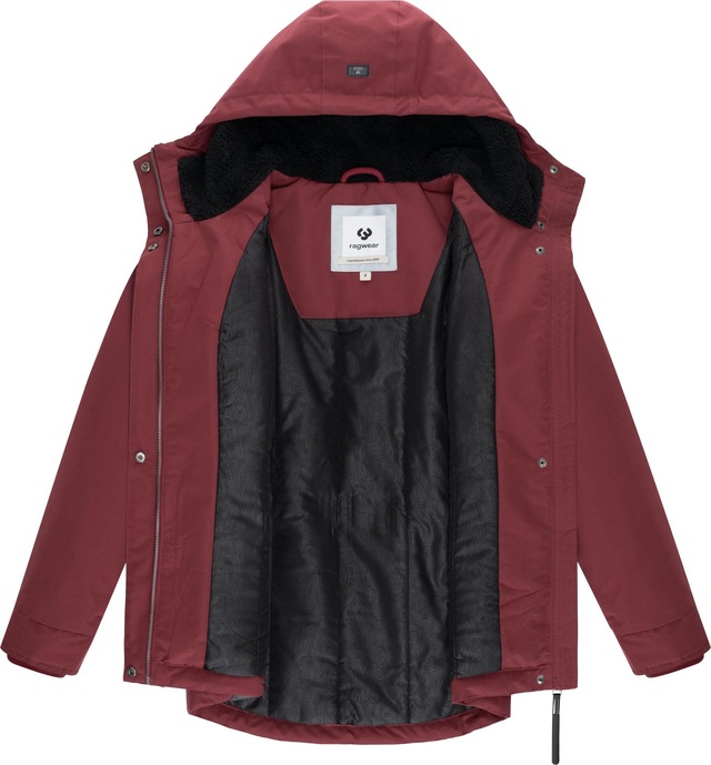 Ragwear Kurzmantel »Alvena YOUMODO« Wasserdichter Damen Mantel mit verstellbarer Kapuze