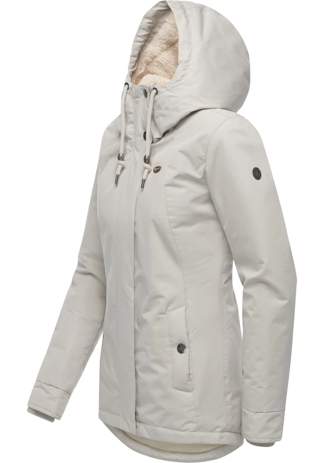 Ragwear Kurzmantel »Alvena YOUMODO« Wasserdichter Damen Mantel mit verstellbarer Kapuze