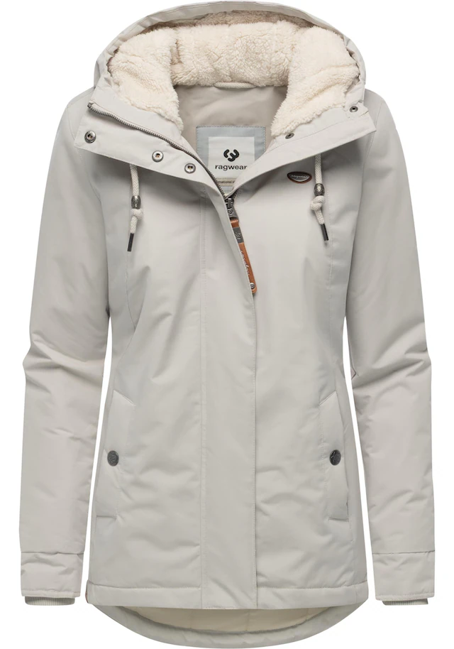 Ragwear Kurzmantel »Alvena YOUMODO« Wasserdichter Damen Mantel mit verstellbarer Kapuze