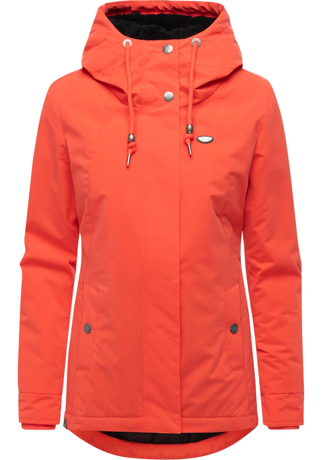 Ragwear Kurzmantel »Alvena YOUMODO« Wasserdichter Damen Mantel mit verstellbarer Kapuze