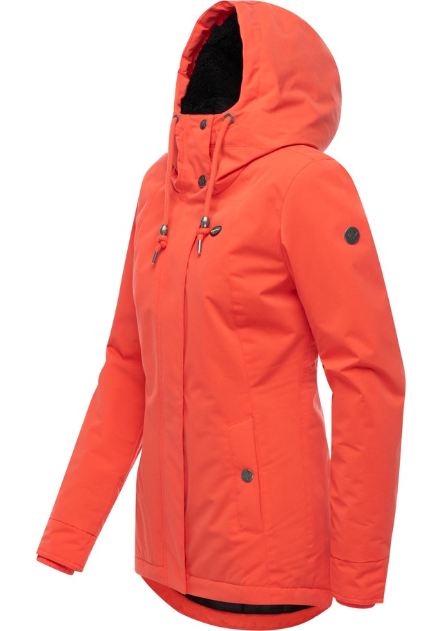 Ragwear Kurzmantel »Alvena YOUMODO« Wasserdichter Damen Mantel mit verstellbarer Kapuze