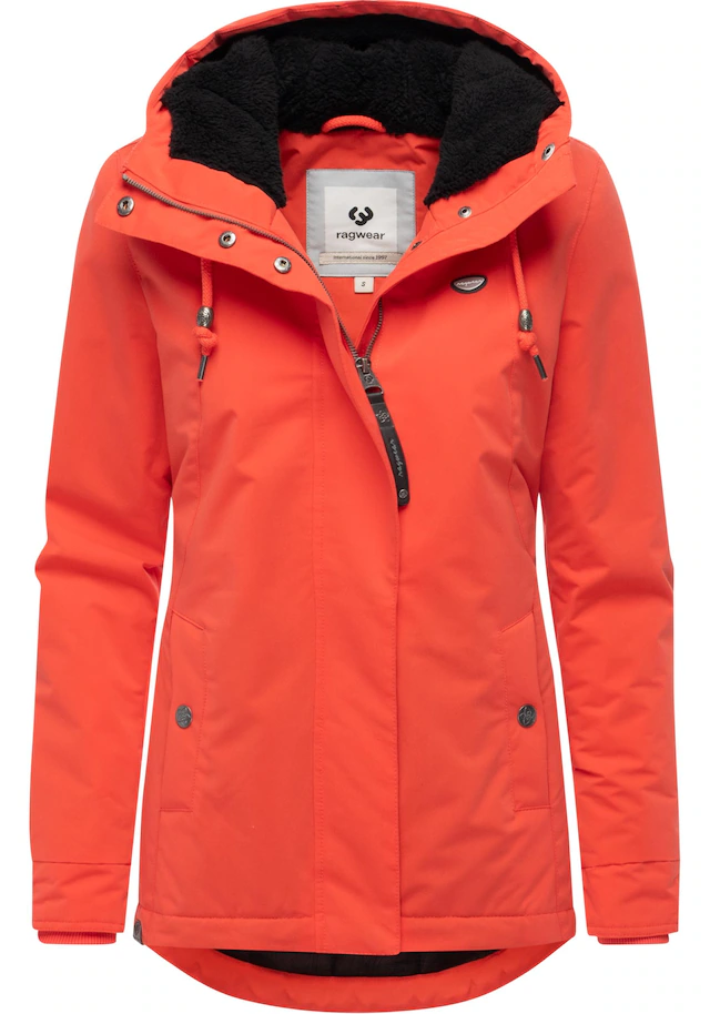 Ragwear Kurzmantel »Alvena YOUMODO« Wasserdichter Damen Mantel mit verstellbarer Kapuze