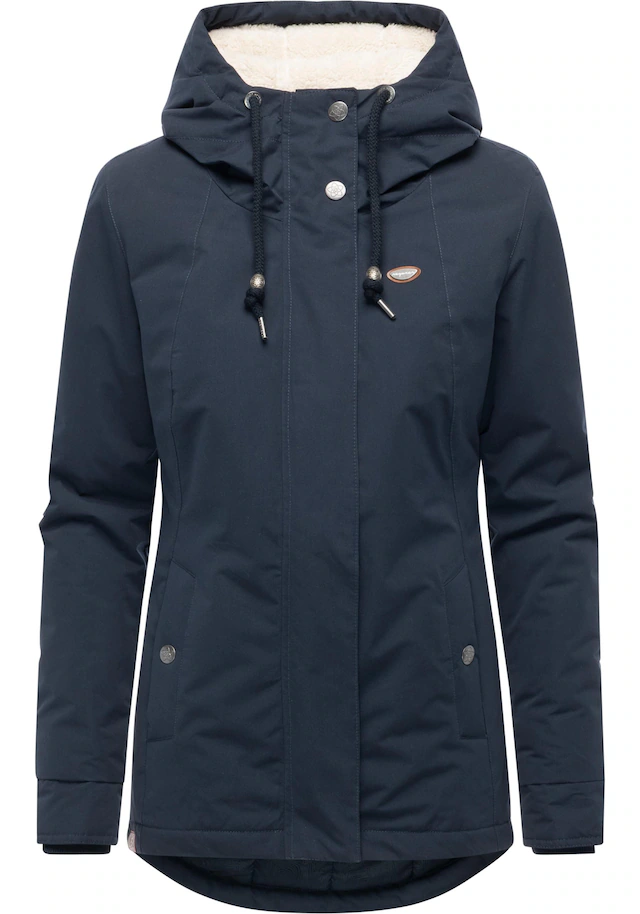 Ragwear Kurzmantel »Alvena YOUMODO« Wasserdichter Damen Mantel mit verstellbarer Kapuze