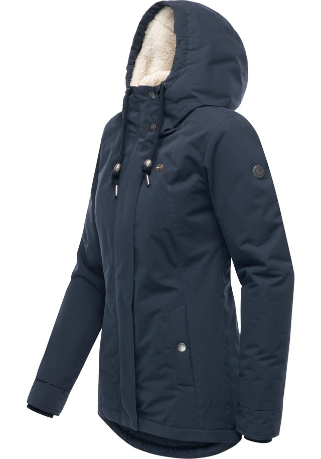 Ragwear Kurzmantel »Alvena YOUMODO« Wasserdichter Damen Mantel mit verstellbarer Kapuze