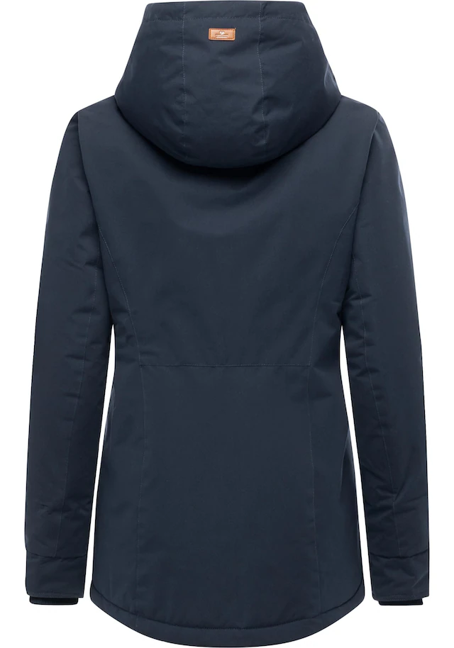 Ragwear Kurzmantel »Alvena YOUMODO« Wasserdichter Damen Mantel mit verstellbarer Kapuze
