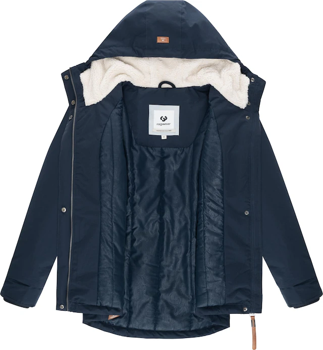 Ragwear Kurzmantel »Alvena YOUMODO« Wasserdichter Damen Mantel mit verstellbarer Kapuze