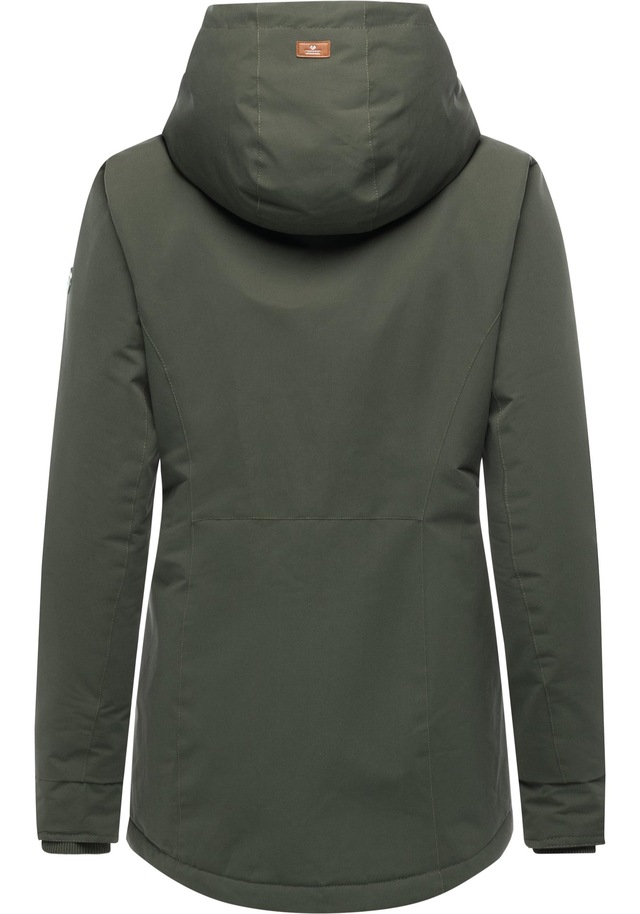 Ragwear Kurzmantel »Alvena YOUMODO« Wasserdichter Damen Mantel mit verstellbarer Kapuze
