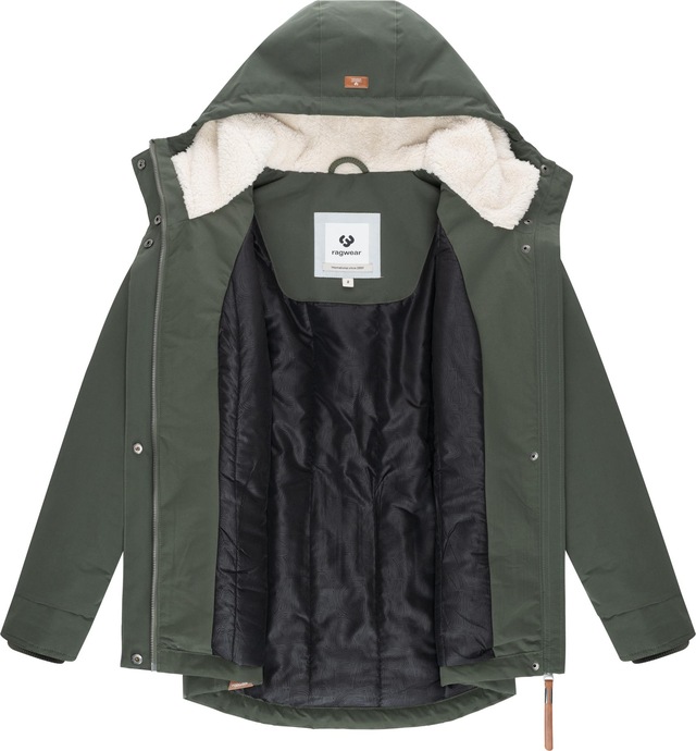Ragwear Kurzmantel »Alvena YOUMODO« Wasserdichter Damen Mantel mit verstellbarer Kapuze