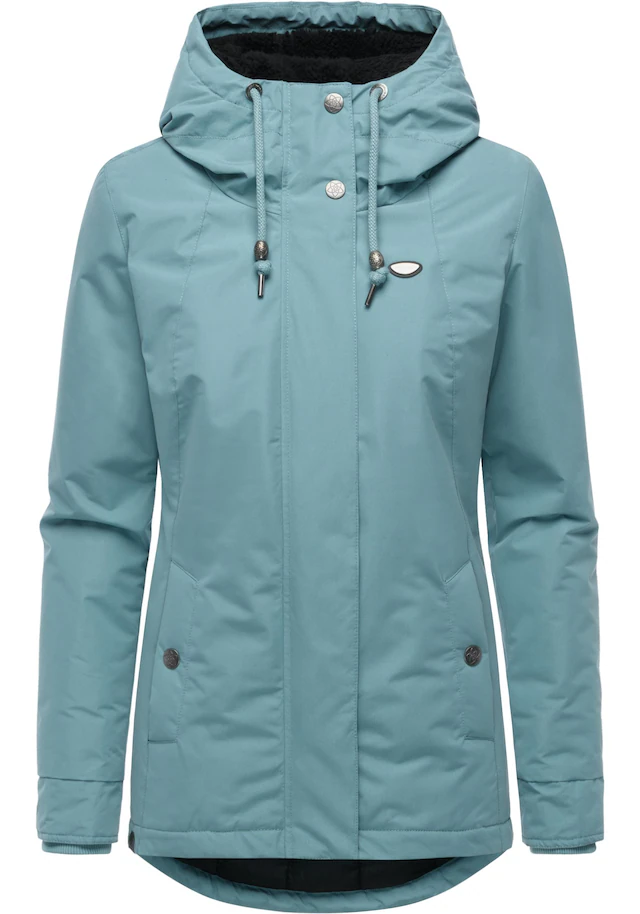 Ragwear Kurzmantel »Alvena YOUMODO« Wasserdichter Damen Mantel mit verstellbarer Kapuze
