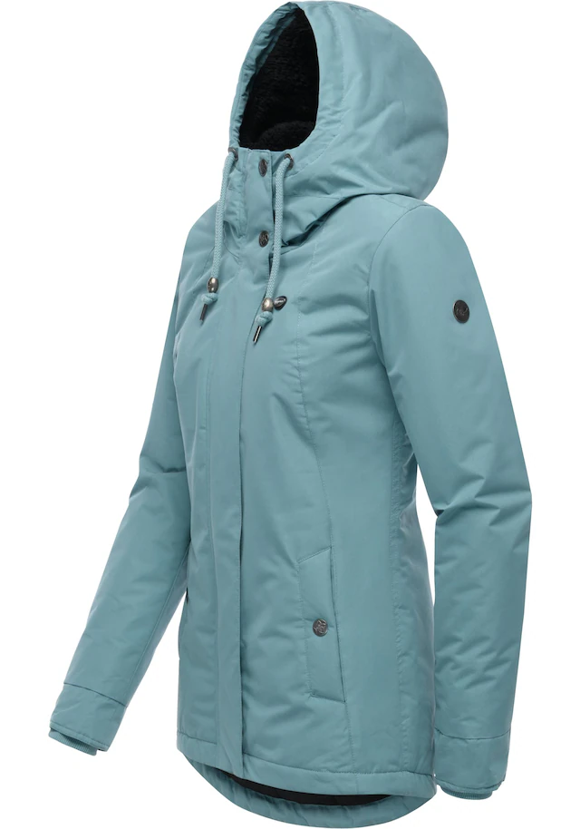 Ragwear Kurzmantel »Alvena YOUMODO« Wasserdichter Damen Mantel mit verstellbarer Kapuze