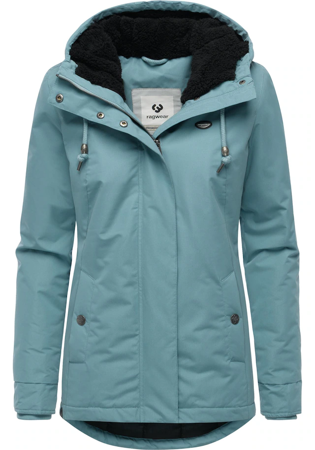 Ragwear Kurzmantel »Alvena YOUMODO« Wasserdichter Damen Mantel mit verstellbarer Kapuze