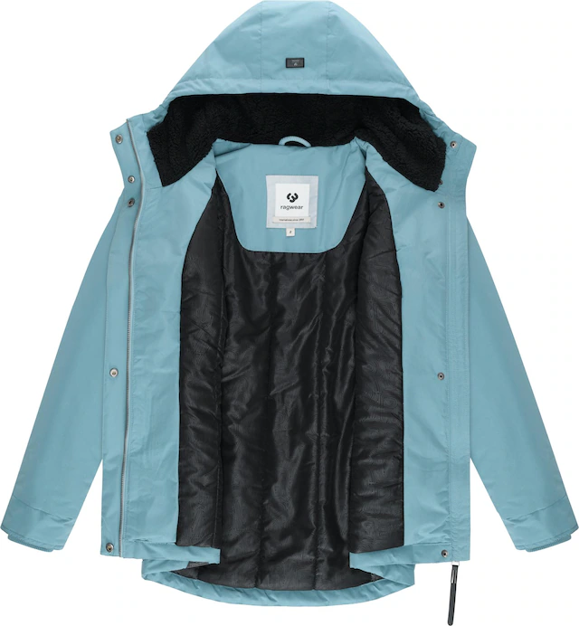 Ragwear Kurzmantel »Alvena YOUMODO« Wasserdichter Damen Mantel mit verstellbarer Kapuze