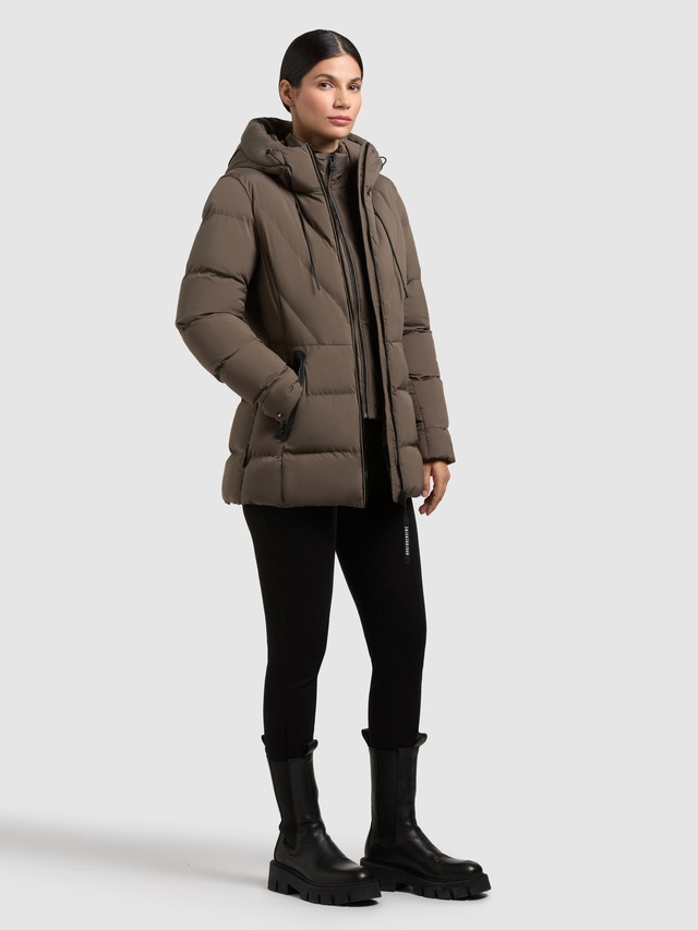 khujo Steppjacke »RABB 2IN1 (EINSATZ HERAUSNEHMBAR)« mit Kapuze
