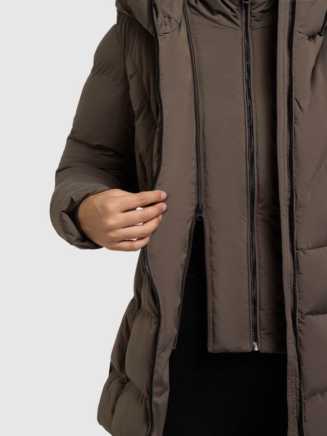 khujo Steppjacke »RABB 2IN1 (EINSATZ HERAUSNEHMBAR)« mit Kapuze