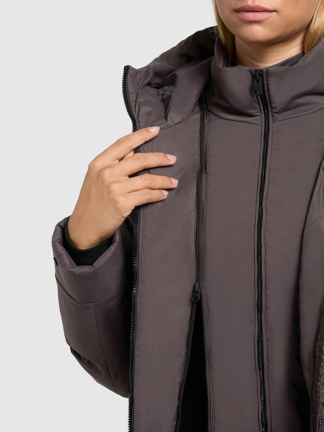 khujo Steppjacke »RABB 2IN1 (EINSATZ HERAUSNEHMBAR)« mit Kapuze