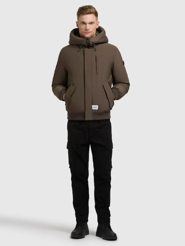 khujo Bomberjacke »CLEMAT« mit Kapuze