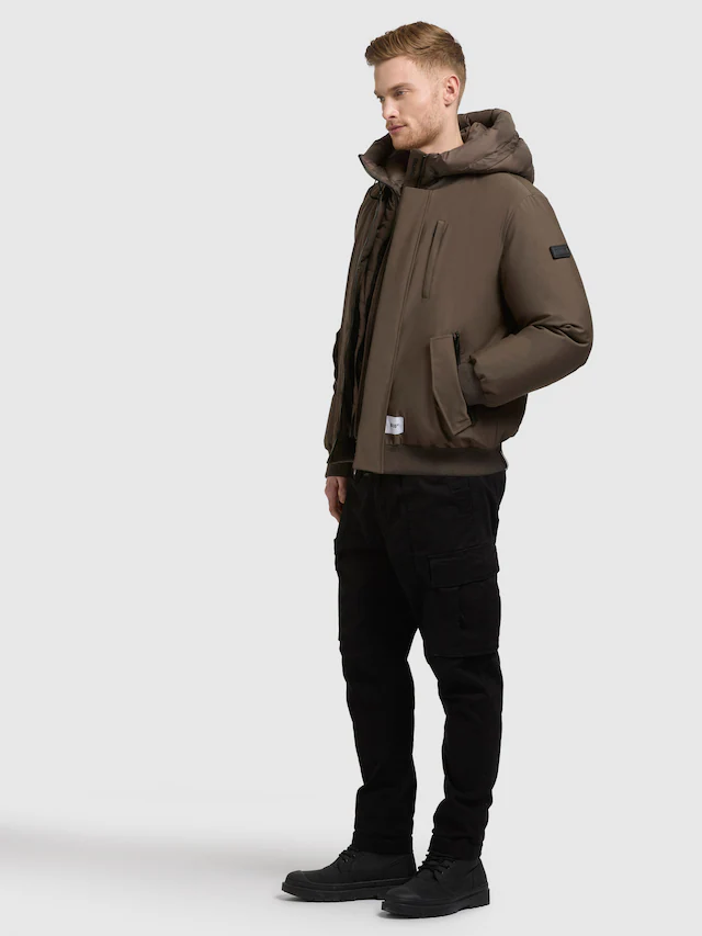 khujo Bomberjacke »CLEMAT« mit Kapuze