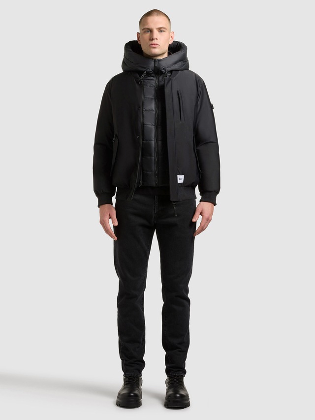 khujo Bomberjacke »CLEMAT« mit Kapuze