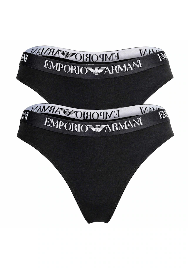 Emporio Armani String »String ESSENTIAL COTTON 2er Pack«