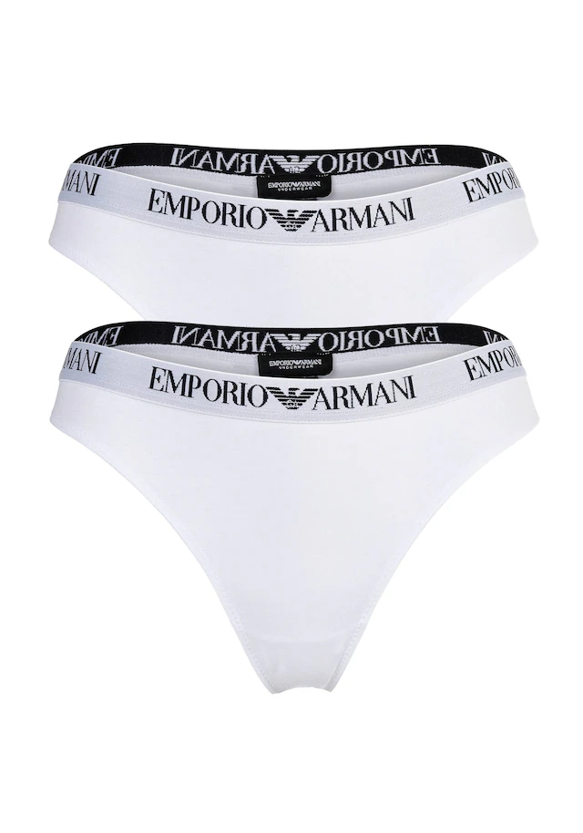 Emporio Armani String »String ESSENTIAL COTTON 2er Pack«