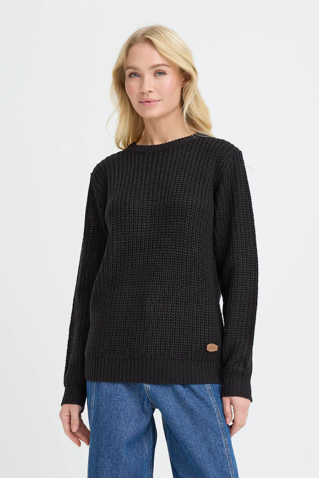 OXMO Strickfleece-Pullover »Strickpullover OXEdna«
