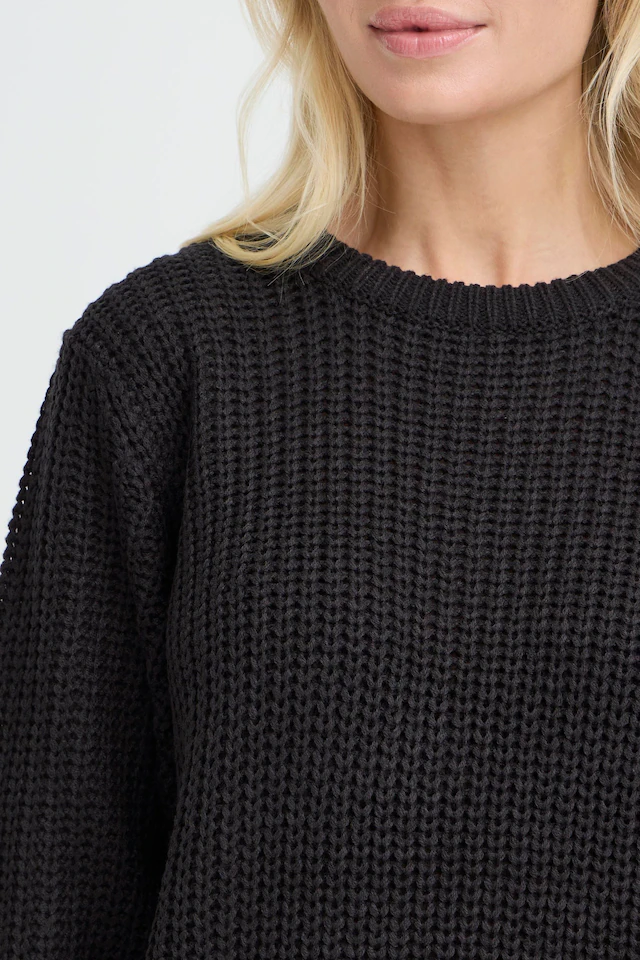 OXMO Strickfleece-Pullover »Strickpullover OXEdna«