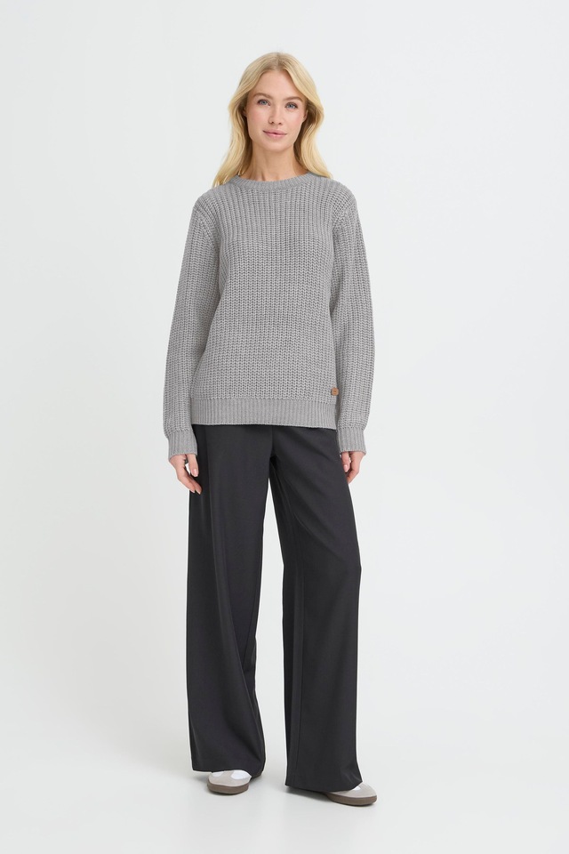 OXMO Strickfleece-Pullover »Strickpullover OXEdna«