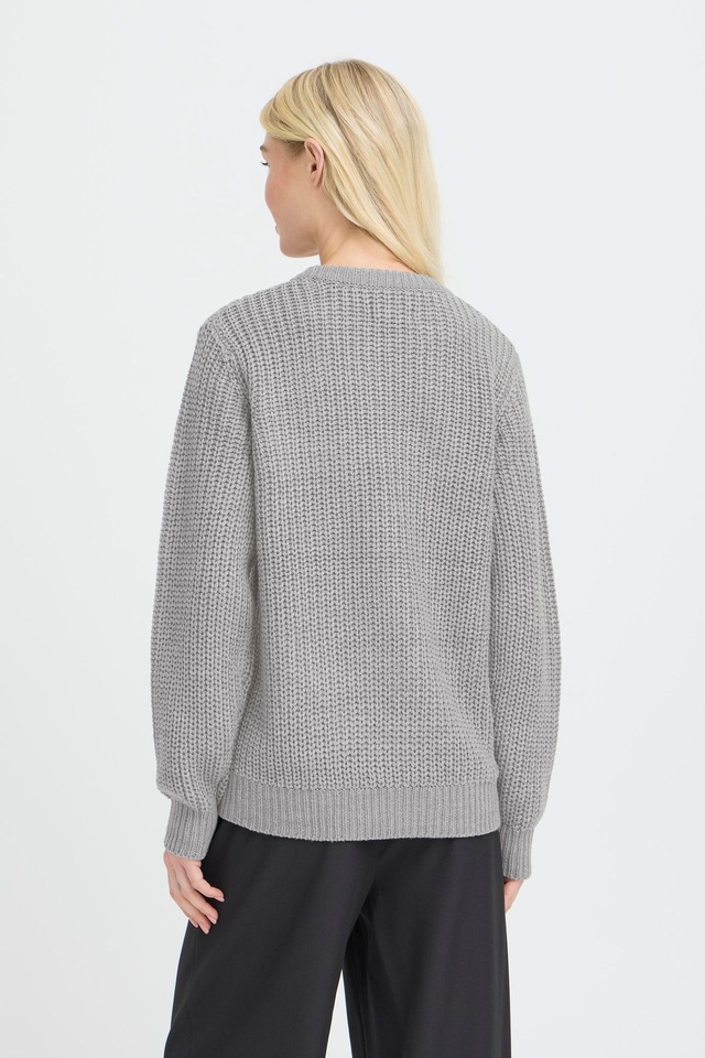 OXMO Strickfleece-Pullover »Strickpullover OXEdna«