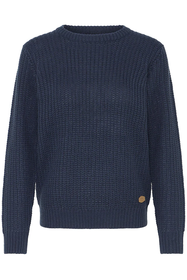 OXMO Strickfleece-Pullover »Strickpullover OXEdna«