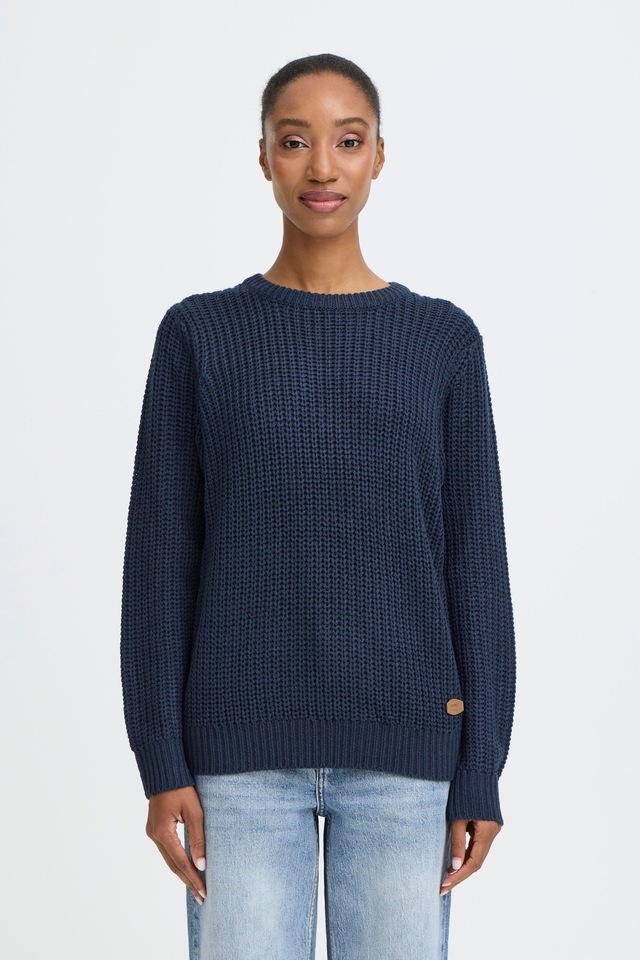 OXMO Strickfleece-Pullover »Strickpullover OXEdna«