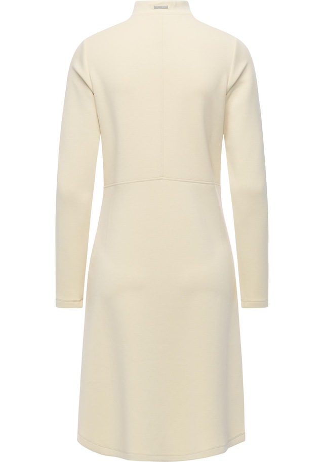 Ragwear A-Linien-Kleid »Leavie« Ohne Taschen Modisches Damen Sweatkleid mit Stehkragen