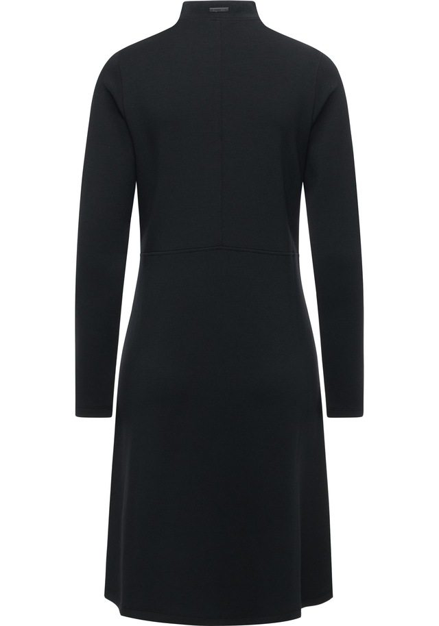 Ragwear A-Linien-Kleid »Leavie« Ohne Taschen Modisches Damen Sweatkleid mit Stehkragen