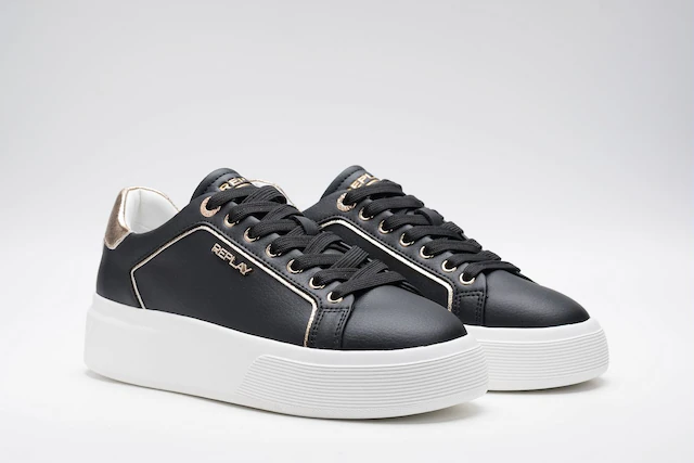Replay Plateausneaker Freizeitschuh, Schnürschuh, Halbschuh mit Label