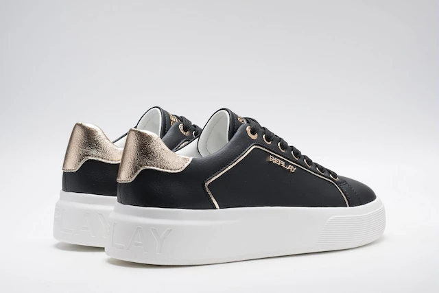 Replay Plateausneaker Freizeitschuh, Schnürschuh, Halbschuh mit Label