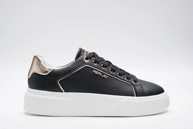 Replay Plateausneaker Freizeitschuh, Schnürschuh, Halbschuh mit Label