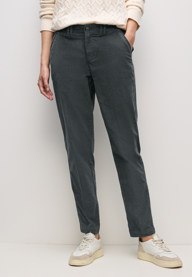 STREET ONE Chinohose mit Elastikbund