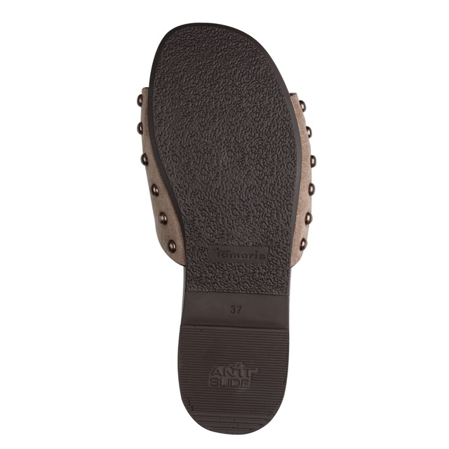Tamaris Pantolette Blockabsatz, Sommerschuh, Schlüpfschuh mit aufgesetzten Nieten