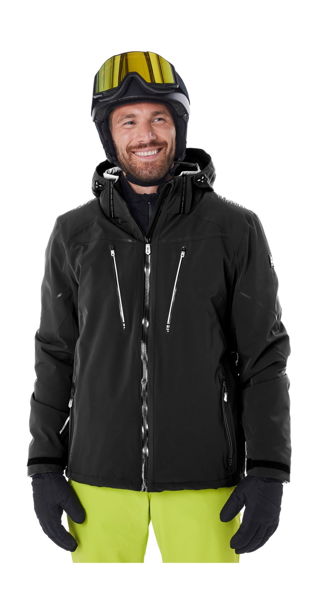 Killtec Skijacke »KSW 50 MN SKI JCKT« Herren Skijacke: wasserdicht, atmungsaktiv, 4-Wege-Stretch, Schneefang