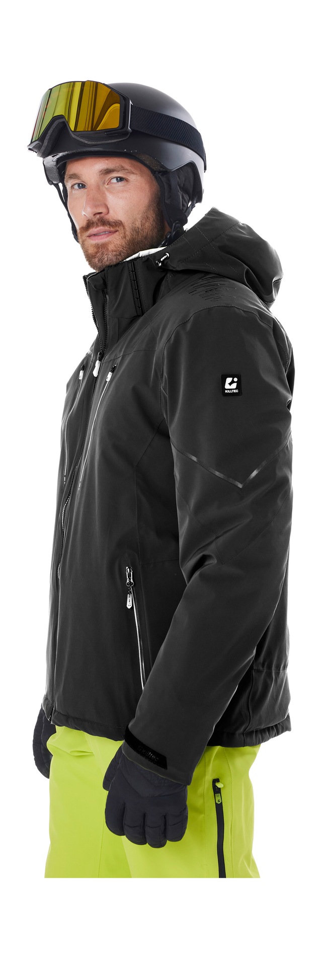 Killtec Skijacke »KSW 50 MN SKI JCKT« Herren Skijacke: wasserdicht, atmungsaktiv, 4-Wege-Stretch, Schneefang